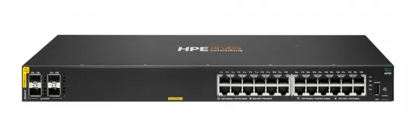 HPE Aruba Networking CX 6000 24p 10M/100M/1G Class4 PoE 4p SFP R8N87B