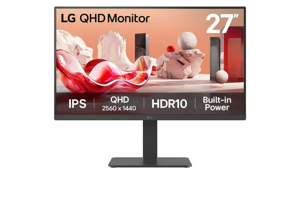 LG 27BA45QB-B pantalla para PC 68,6 cm (27") 2560 x 27BA45QB-B.AEU