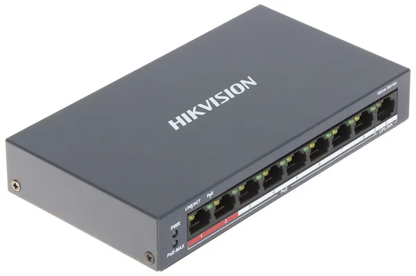 Hikvision DS-3E0109P-E/M(B) Interruptor PoE DS-3E0109P-E/M(B)