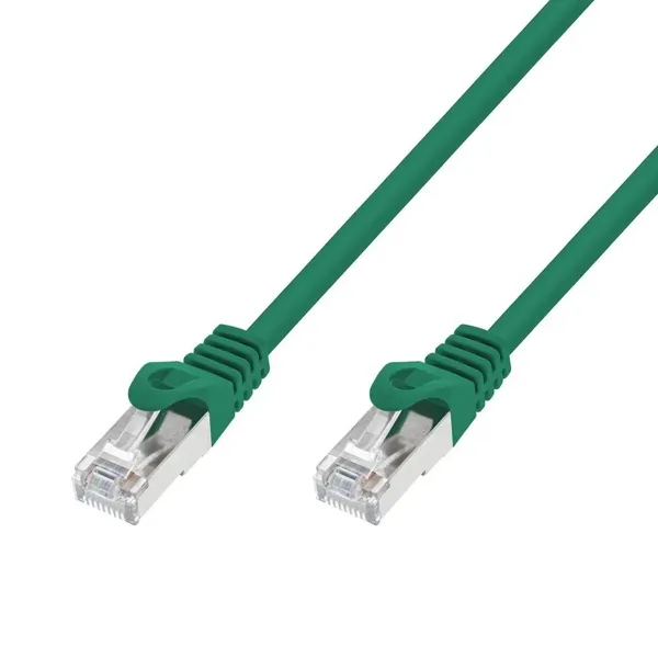 Extralink Kat.7 S/FTP 1m 20G Verde | Patchcord LAN | Cobre EX.38756