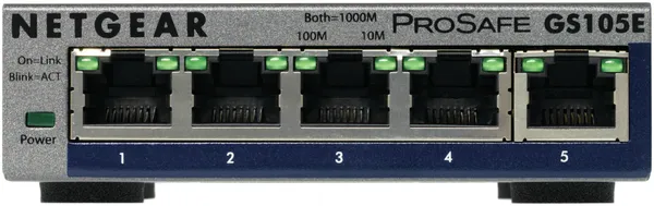 NETGEAR GS105E-200PES switch Gestionado L2/L3 Gigabit GS105E-200PES