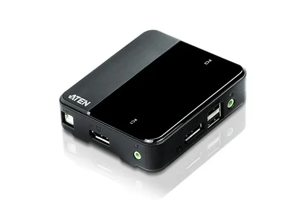 Switch KVM DisplayPort/Audio USB de 2 puertos (compatible CS782DP-AT