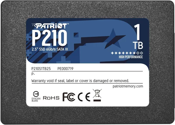 Patriot Memory P210 1 TB 2.5" Serial ATA III P210S1TB25