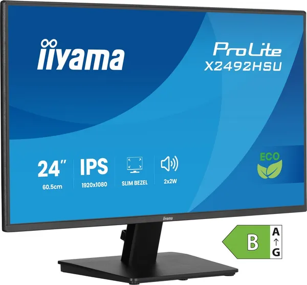 iiyama ProLite X2492HSU-B1 pantalla para PC 61 cm (24") X2492HSU-B1