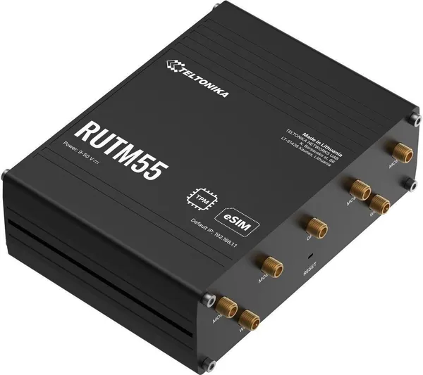 Router Teltonika RUTM55 Router industrial 5G RUTM55000000