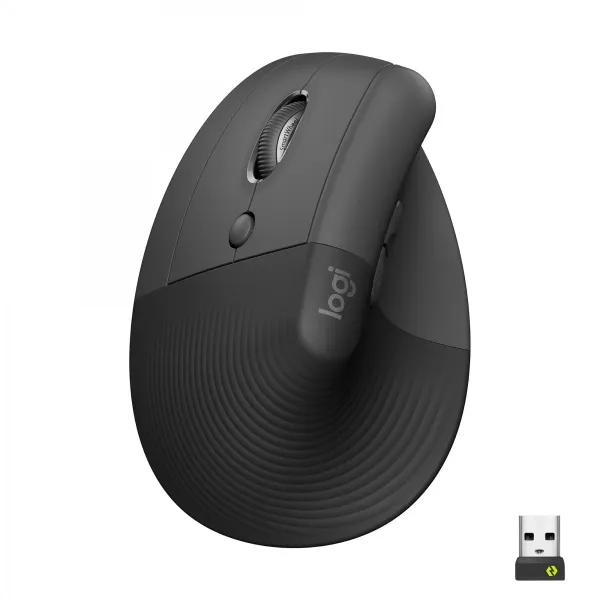 Logitech Lift Left Vertical Ergonomic ratón Oficina 910-006474