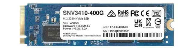 Synology SNV3410 M.2 400 GB PCI Express 3.0 NVMe SNV3410-400G
