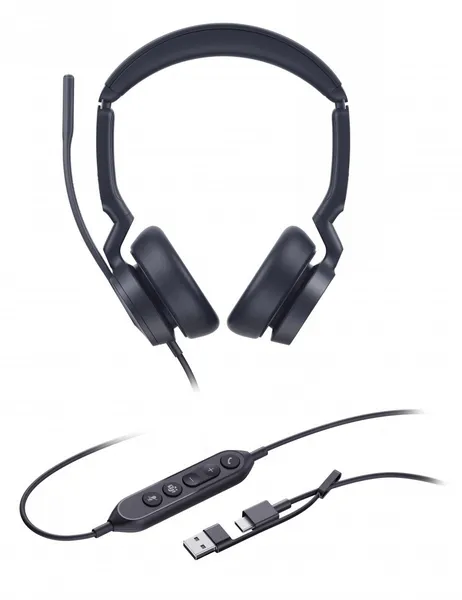 Yealink UH46 Dual Teams USB-C/A Auriculares Alámbrico Diadema 1308182