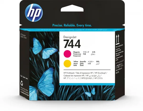 HP Cabezal de impresión DesignJet 744 magenta/amarillo F9J87A