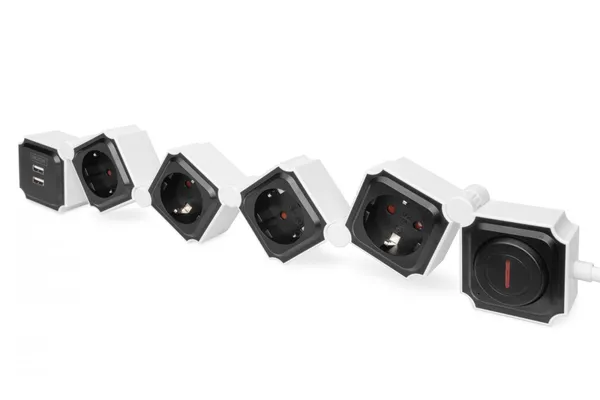 Digitus DA-70620 base múltiple 1,6 m 4 salidas AC Interior DA-70620