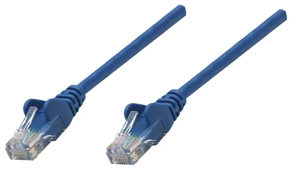 Intellinet 0.25m Cat6A SFTP cable de red Azul S/FTP (S-STP) 737050