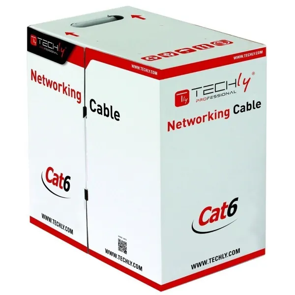 Techly ITP6-CCA-305-BL Cable de par trenzado Cat6 UTP ITP6-CCA-305-BL