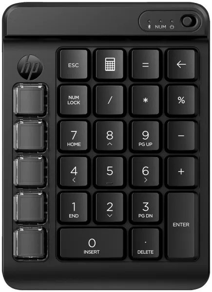 Teclado inalámbrico HP 435 numérico - Bluetooth - negro 7N7C3AA#ABB