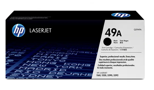 Cartucho de Toner Negro HP LaserJet 1160/1320/3390/3392 Negro Q5949A