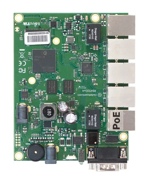 Mikrotik RB450Gx4 router Gigabit Ethernet Verde RB450GX4
