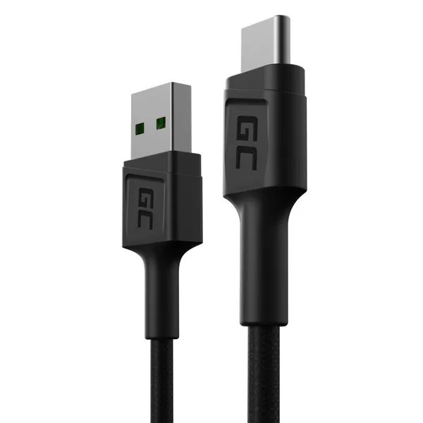 Green Cell KABGC25 cable USB 0,3 m USB A USB C Negro KABGC25