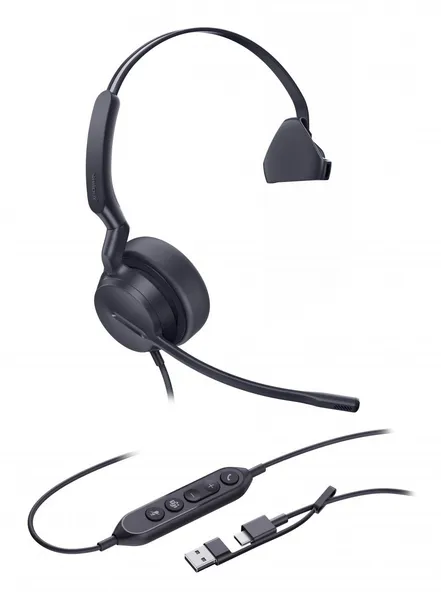 Yealink UH42 Mono Teams USB-C/A Auriculares Alámbrico Diadema 1308216