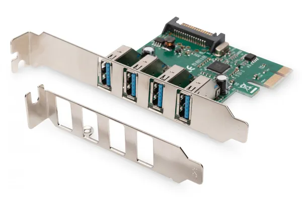 Digitus tarjeta exprés de 4 puertos PCI 3.0 ® DS-30221-1