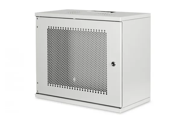 Armario de red colgante 19" 9U rack 540x400, puerta DN-19-09U-S-PD