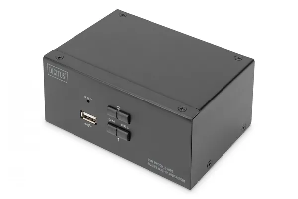 Digitus DS-12862 interruptor KVM Negro DS-12862