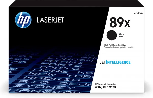 HP Cartucho de tóner Original LaserJet 89X negro de alta CF289X