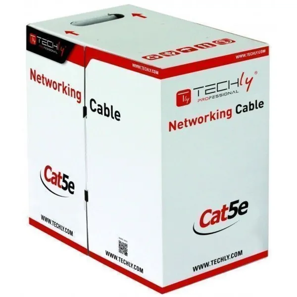 Techly ITP8-RIS-0305LO Cable de par trenzado Cat5e FTP ITP8-RIS-0305LO