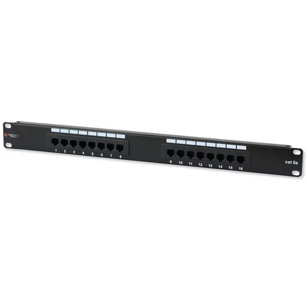 Techly I-PP 16-RU-C5ET Panel de parcheo 16 utp C5 I-PP 16-RU-C5ET
