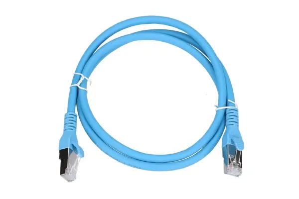 Extralink Kat.6A S/FTP 1m | LAN Patchcord | Cable de cobre de EX.6556