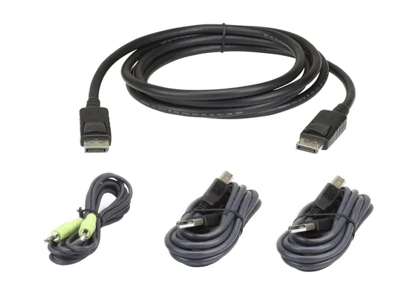 ATEN 2L-7D02UDPX4 cable para video, teclado y ratón 2L-7D02UDPX4
