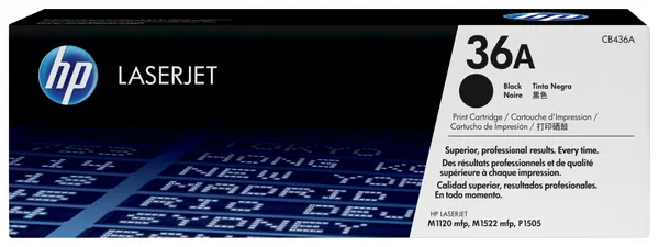 HP Cartucho de tóner original LaserJet 36A negro CB436A