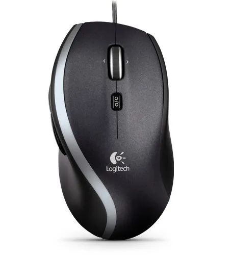 Logitech 910-001203 M500S Ratón óptico con cable negro 910-001203