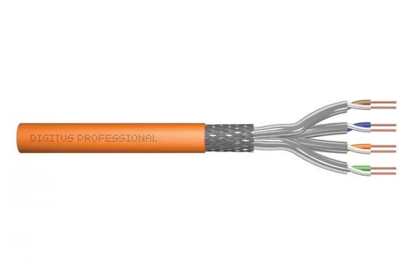 Cable de instalación DIGITUS Cat.7, S/FTP, B2ca, AWG DK-1745-VH-10