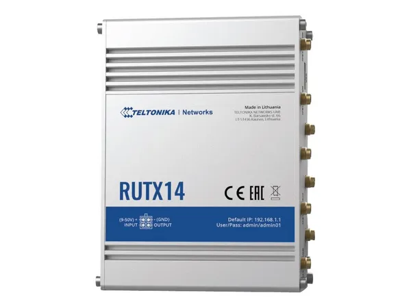 Teltonika RUTX14 LTE CAT12 Industrial Cellular Router RUTX14000000