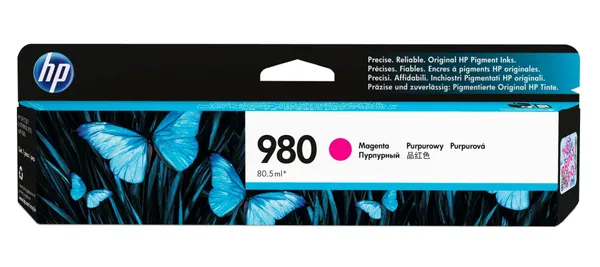 HP Cartucho de tinta original 980 magenta D8J08A