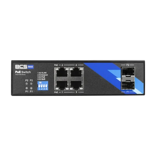 BCS BCS-B-ISP04G-2SFP Interruptor PoE Industrial de BCS-B-ISP04G-2SFP