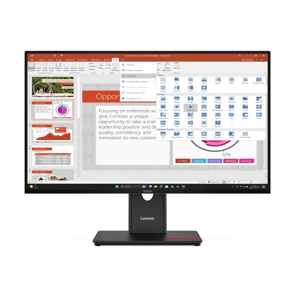 LENOVO ThinkVision T27-40 68,58cm 27inch IPS 16:9 1920x1080 64A5MAT6EU