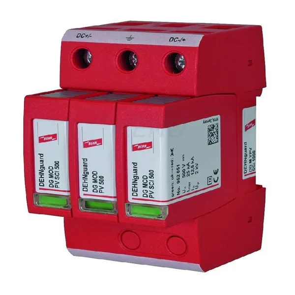 Descargador de sobretensiones DC DEHNguard M YPV SCI 1000 3P 952510