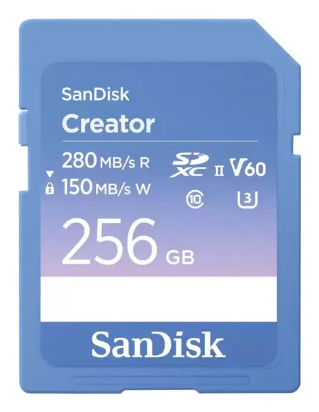 SanDisk Creator 256 GB SDXC UHS-II Clase 10 SDSDXEP-256G-GNCIS