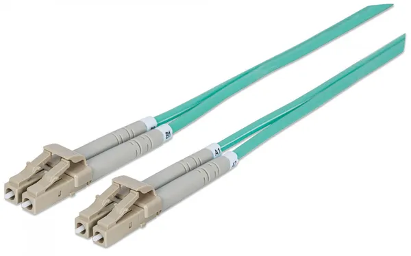 Intellinet 750868 cable de fibra optica 1 m LC OM3 Color 750868