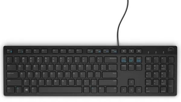 Dell Multimedia Keyboard-KB216 - French (AZERTY) - Black 580-ADGU