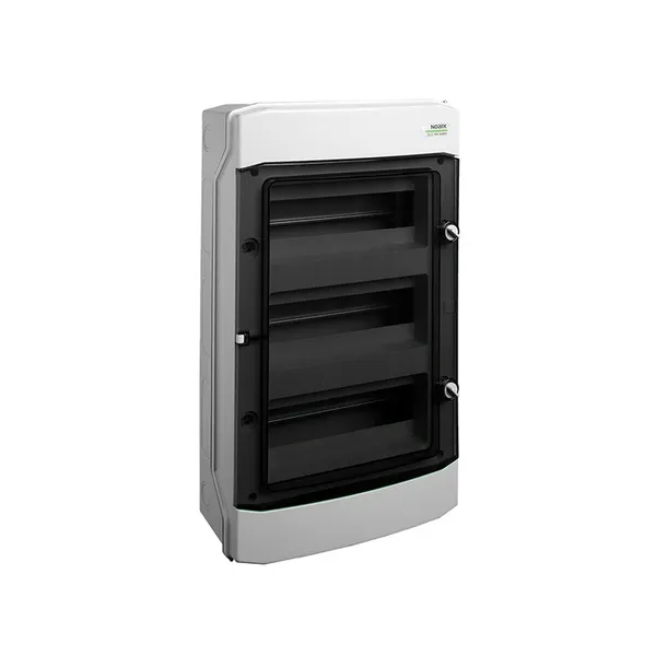 Caja de instalación de superficie, plástico, IP65, 4 filas 110814