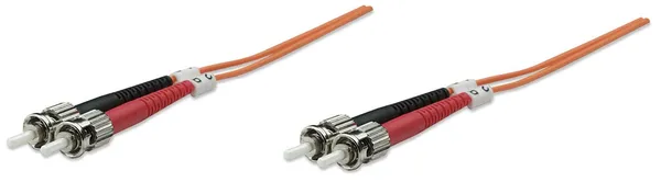Intellinet 510325 cable de fibra optica 5 m ST OM1 Naranja 510325