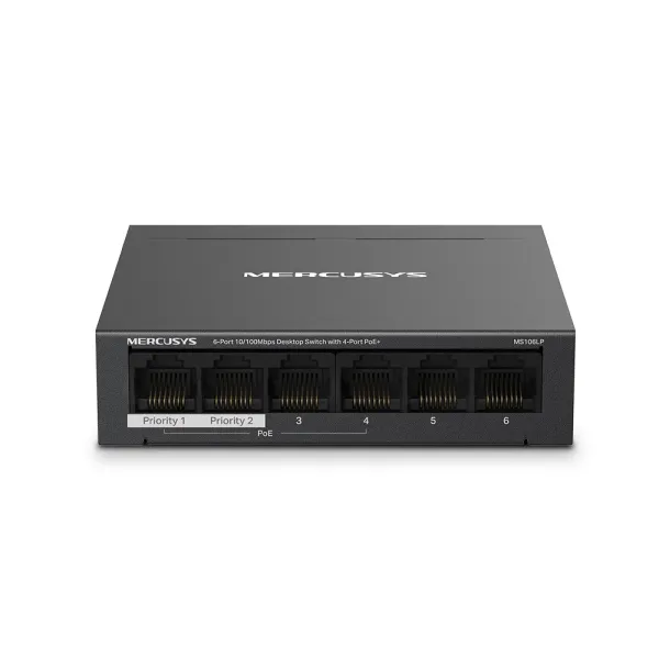 Mercusys MS106LP switch Gestionado Fast Ethernet (10/100) MS106LP
