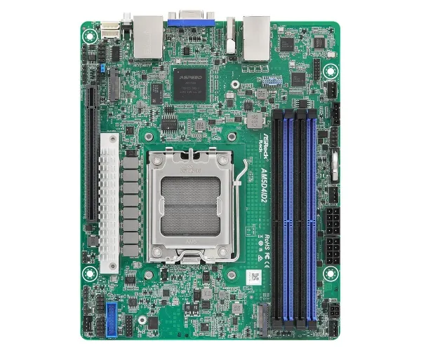 ASRock AM5D4ID2, 1xSKT AM5, AMD Ryzen 9000, X300, 2xM.2 AM5D4ID2