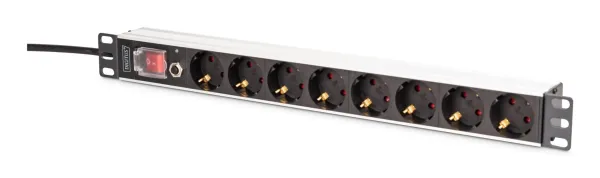 Regleta de alimentación PDU Rack 19" con protección contra DN-95436