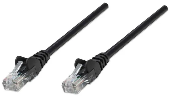 Intellinet 2m Cat5e cable de red Negro U/UTP (UTP) 320757