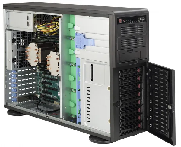 Supermicro SuperChassis 743AC-668B Full Tower Negro 668 CSE-743AC-668B