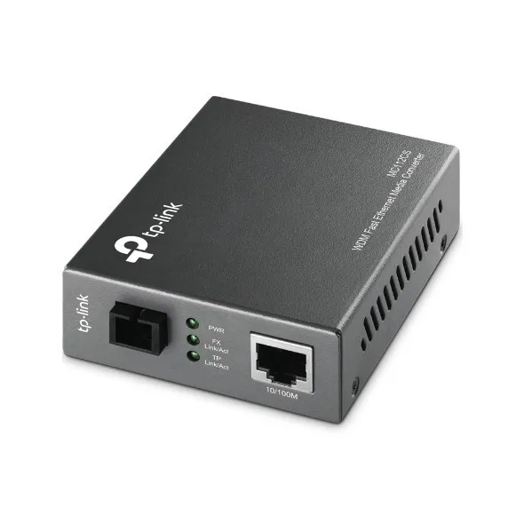 TP-Link MC112CS convertidor de medio 100 Mbit/s Monomodo Negro MC112CS