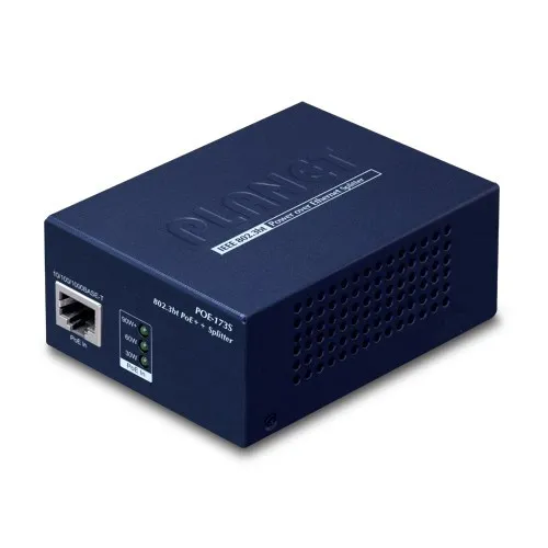 PLANET POE-173S divisor de red Negro Energía sobre Ethernet POE-173S