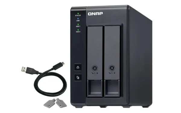 QNAP TR-002 caja para disco duro externo Carcasa de disco TR-002